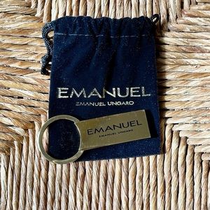 Emanuel Ungaro old stock key ring from the late 90’s.